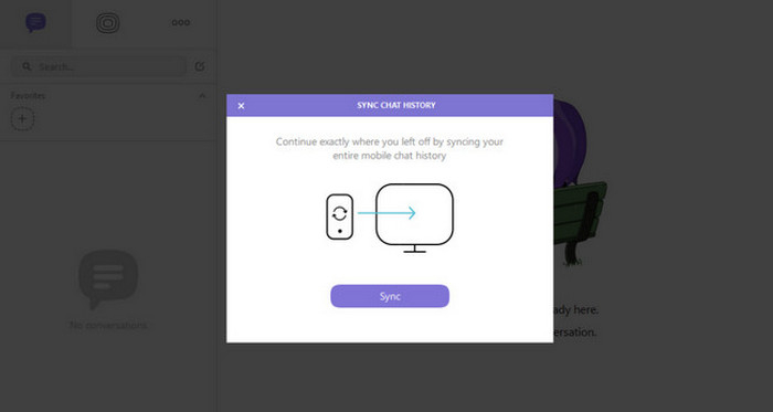 Viber cross-platform file sync