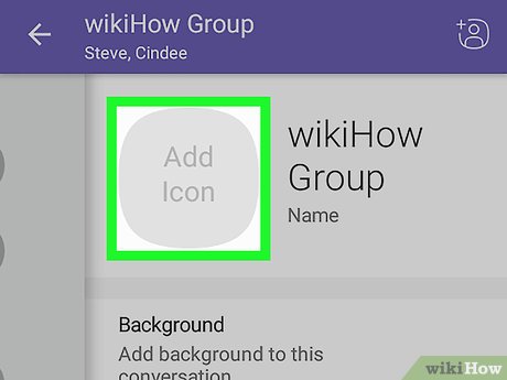 Create a viber group avatar