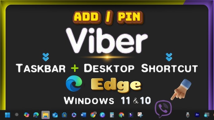 Viber shortcuts for quick access
