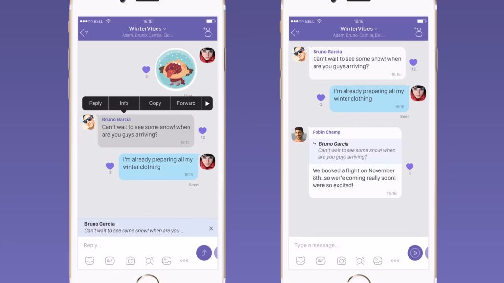 Use Viber Thread Replies in Group Chats