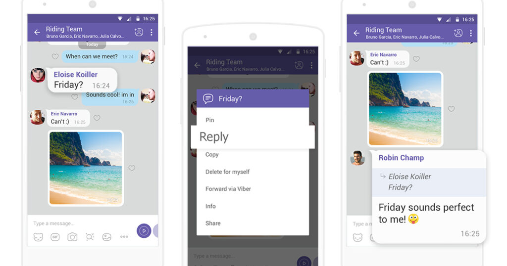 Use Viber Thread Replies in Group Chats