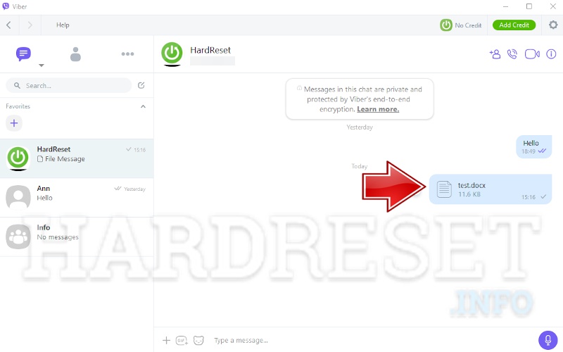 Viber document collaboration