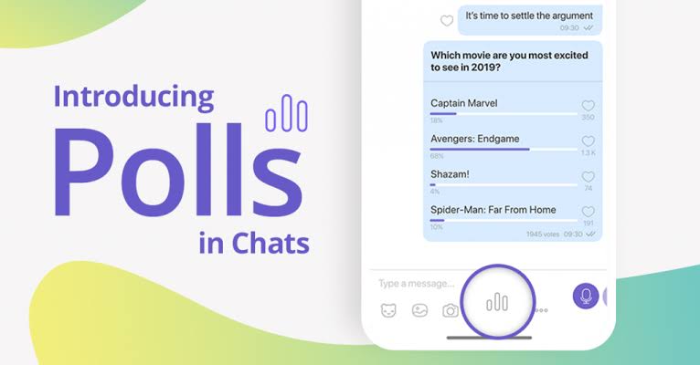 Use Viber Interactive Stickers in Polls