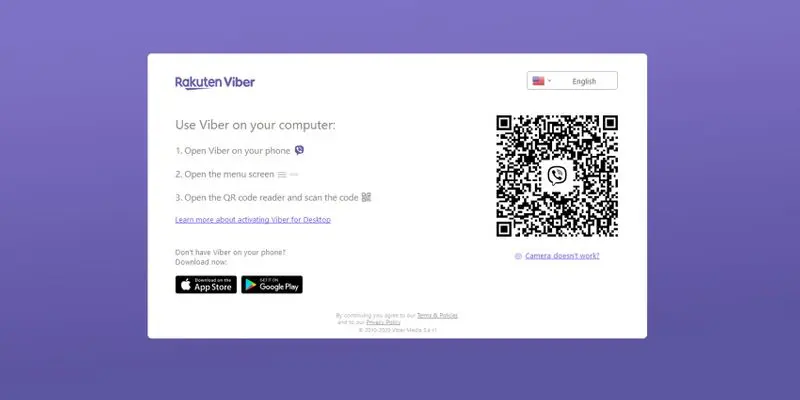 Viber QR code payment